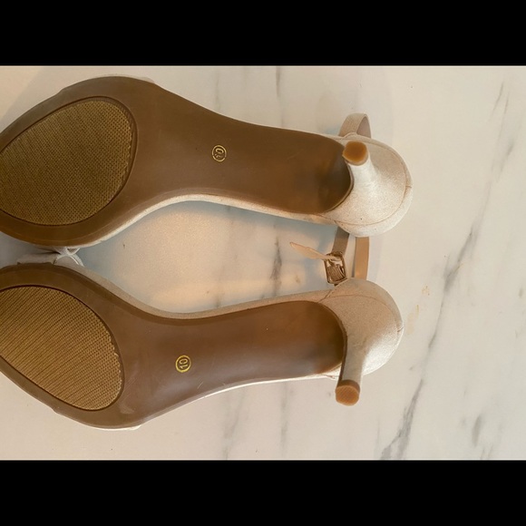 Nude Heel Sandal 10 - Picture 2 of 2